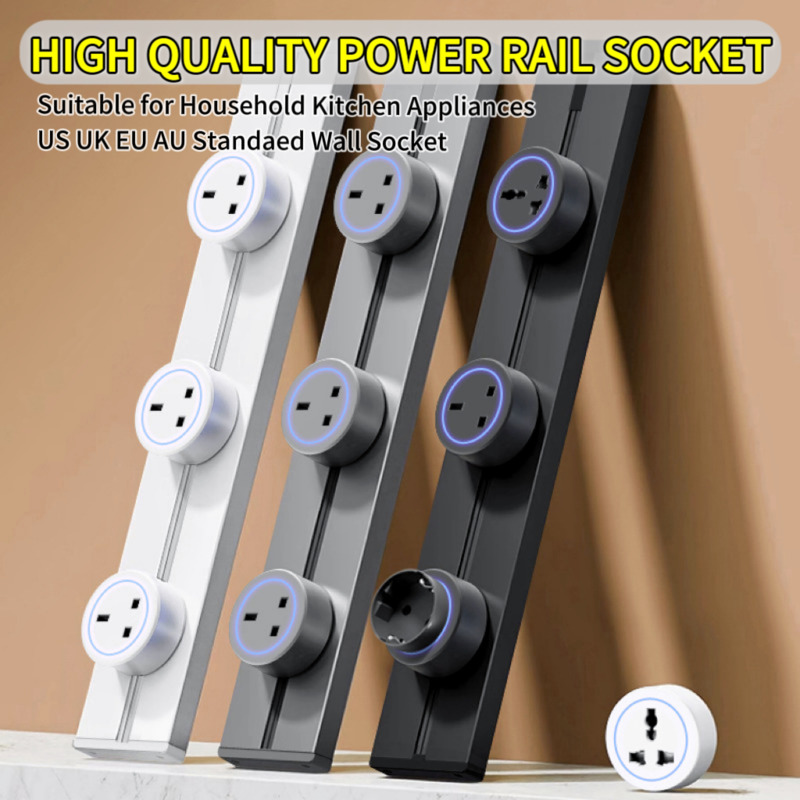 Kitchen Appliances High End - Rail Socket US UN/USB Type-C Wall
