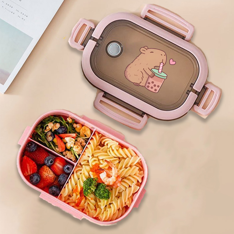 Kitchen Appliances Organizer - Capybara Bento Lunch Box Anime Animals