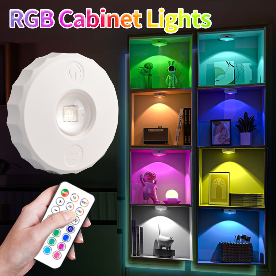 Kitchen Appliances Cabinet - LED Cabinet Light RGB Remote Control