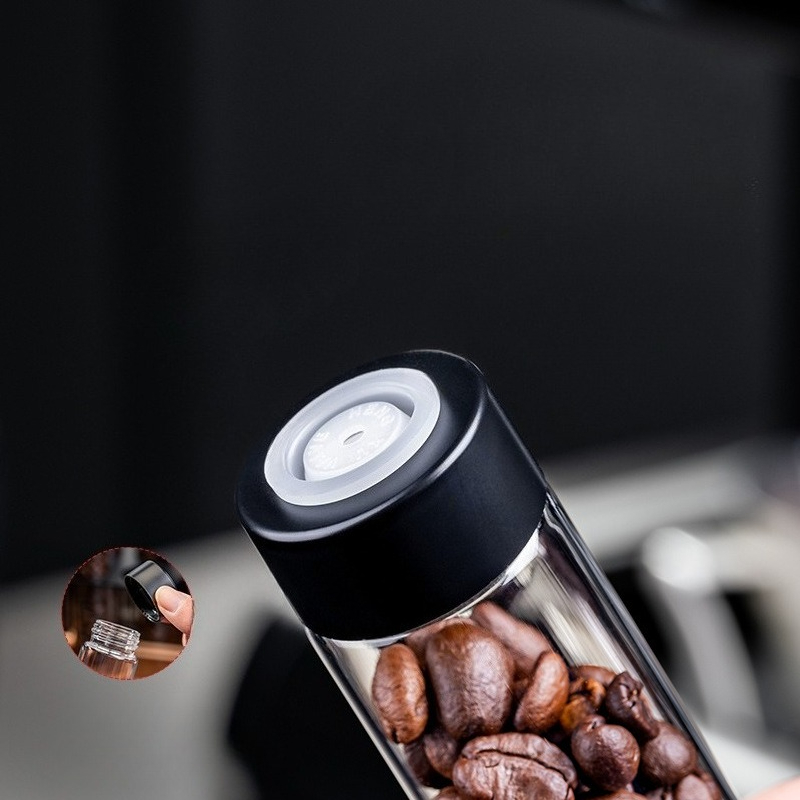 JUSTINLAU Glass Coffee Bean St - Kitchen Appliances Organizer 评论和价格