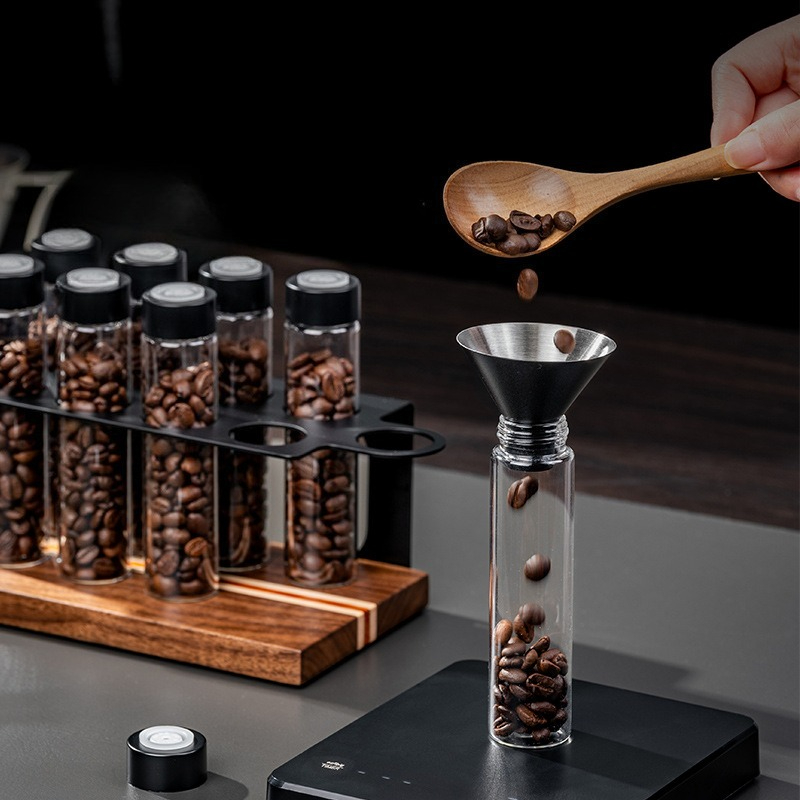 JUSTINLAU Glass Coffee Bean St - Kitchen Appliances Organizer 评论和价格