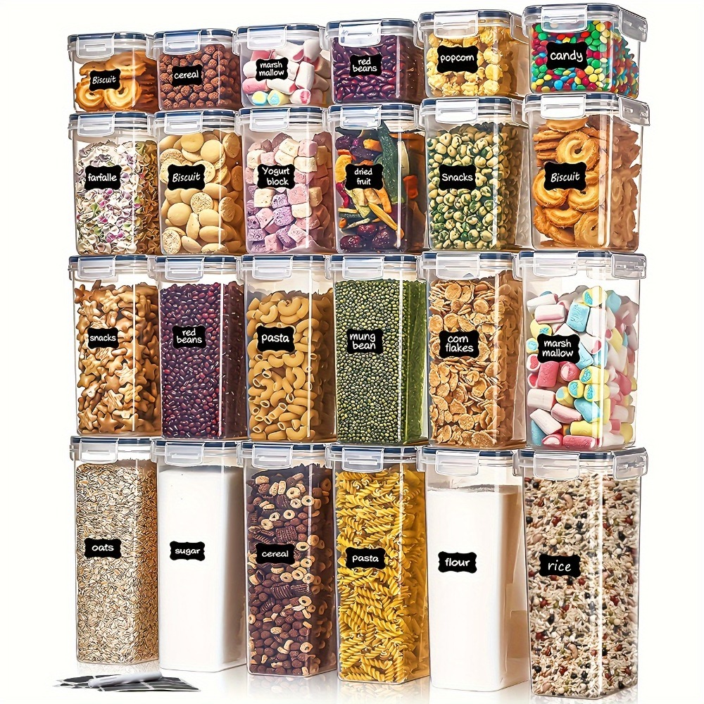 24Pcs Food Storage Containers  - Kitchen Appliances Organizer 评论和价格