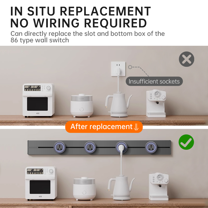 Rail Socket US UN/USB Type-C W - Kitchen Appliances High End 评论和价格