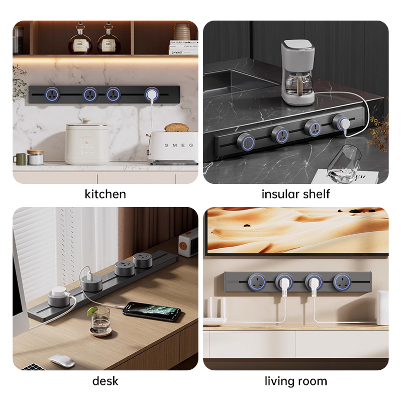 Rail Socket US UN/USB Type-C W - Kitchen Appliances High End 评论和价格