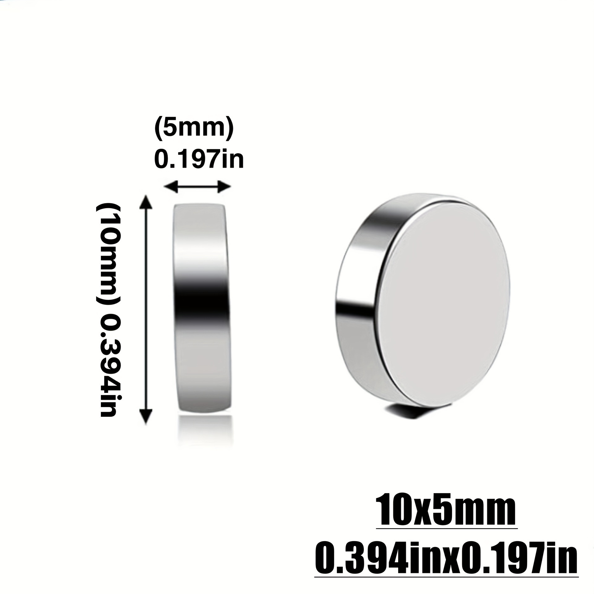 10pcs 10x5mm Magnets – Round F - Kitchen Appliances Refrigerators 评论和价格