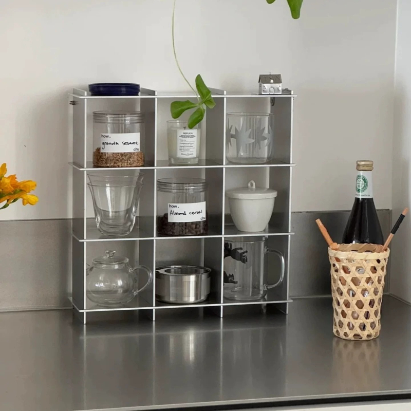 Minimalist Aluminum Alloy Coun - Kitchen Appliances Shelves 评论和价格