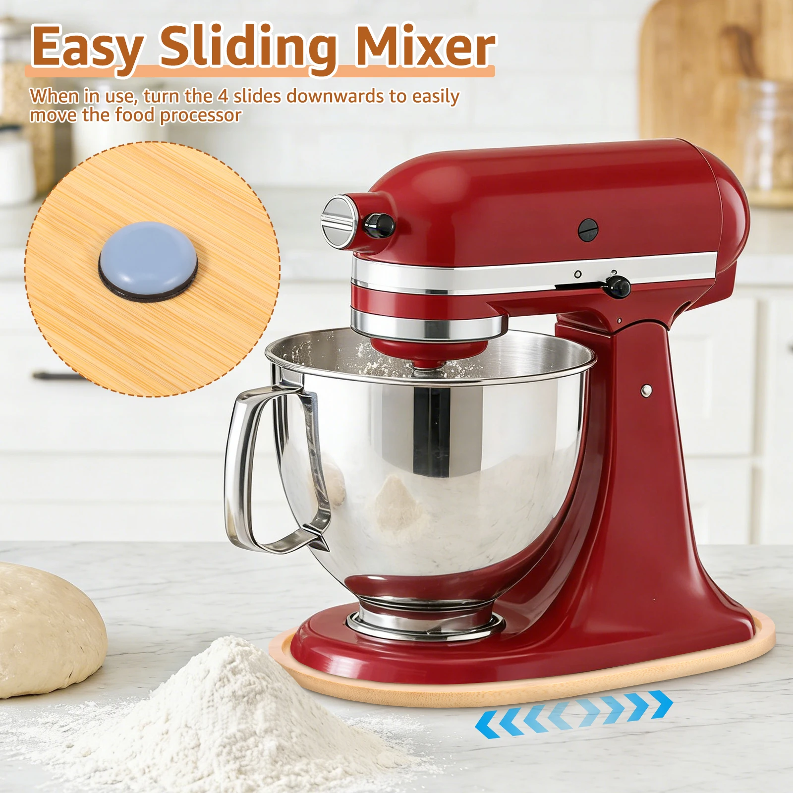 Bamboo Mixer Slider for Kitche - Kitchen Appliances Kitchenaid 评论和价格