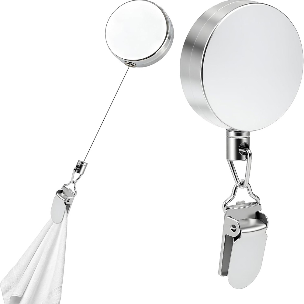 Retractable Towel Clip Holder  - Kitchen Appliances Organizer 评论和价格