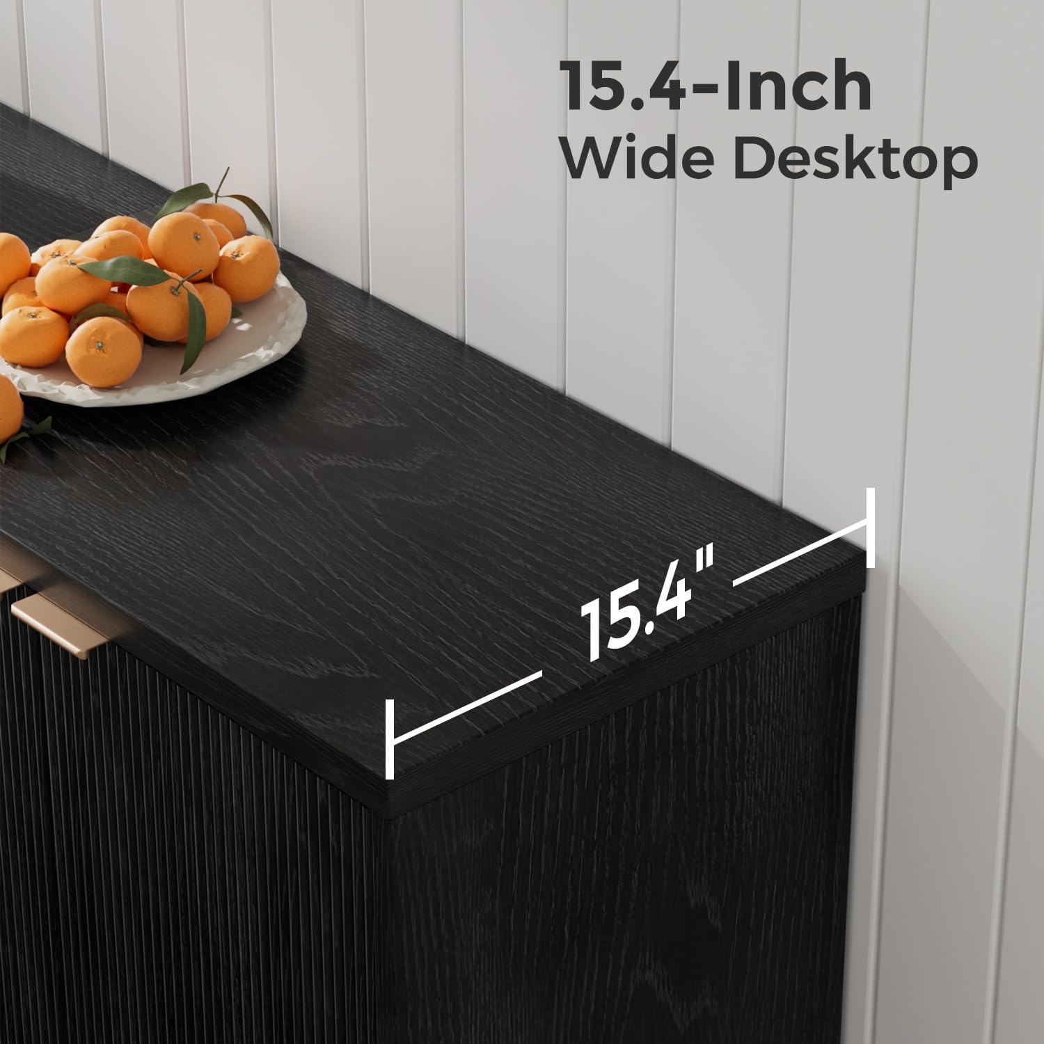 Fluted Buffet Cabinet With Sto - Kitchen Appliances Cabinet 评论和价格