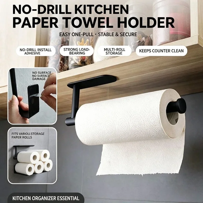 Paper Roll Holder Towel Rack H - Kitchen Appliances Shelves 评论和价格