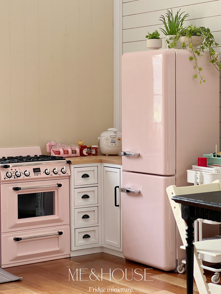 1/6 Doll House Model Furniture - Kitchen Appliances Refrigerators 评论和价格