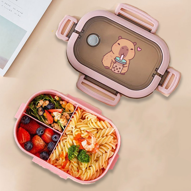 Capybara Bento Lunch Box Anime - Kitchen Appliances Organizer 评论和价格