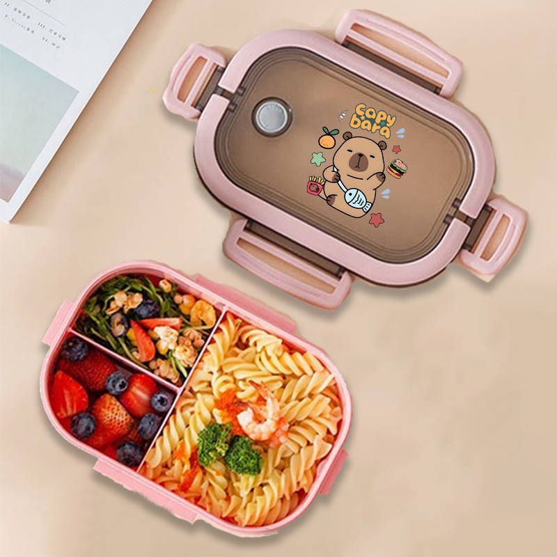 Capybara Bento Lunch Box Anime - Kitchen Appliances Organizer 评论和价格
