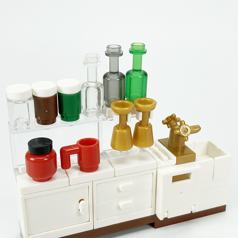 MOC block creative toys kitche - Kitchen Appliances Cabinet 评论和价格