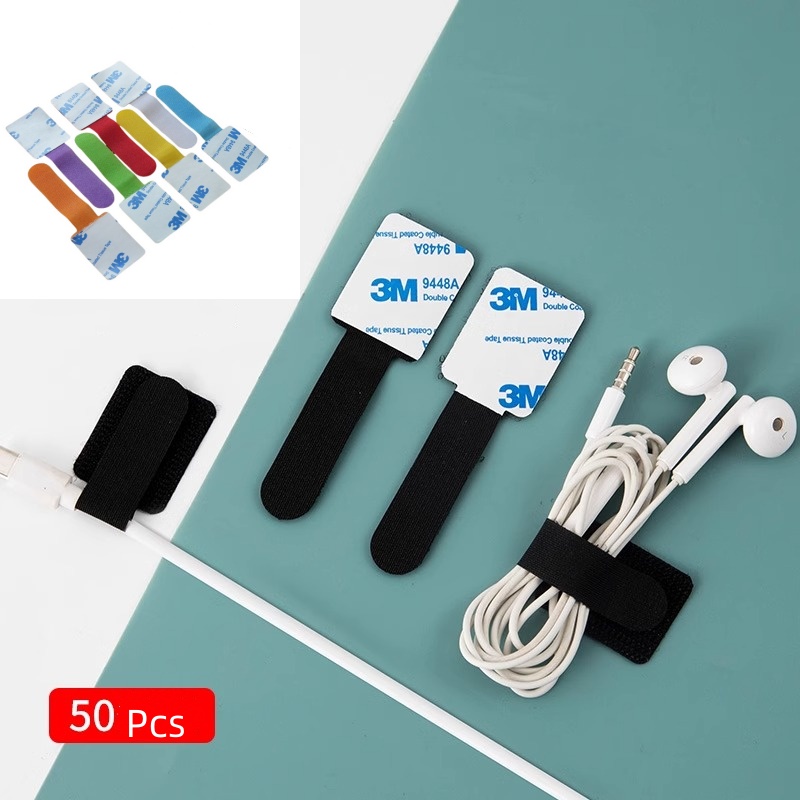 50pcs Hook and Loop Cable Ties - Kitchen Appliances At Home 评论和价格