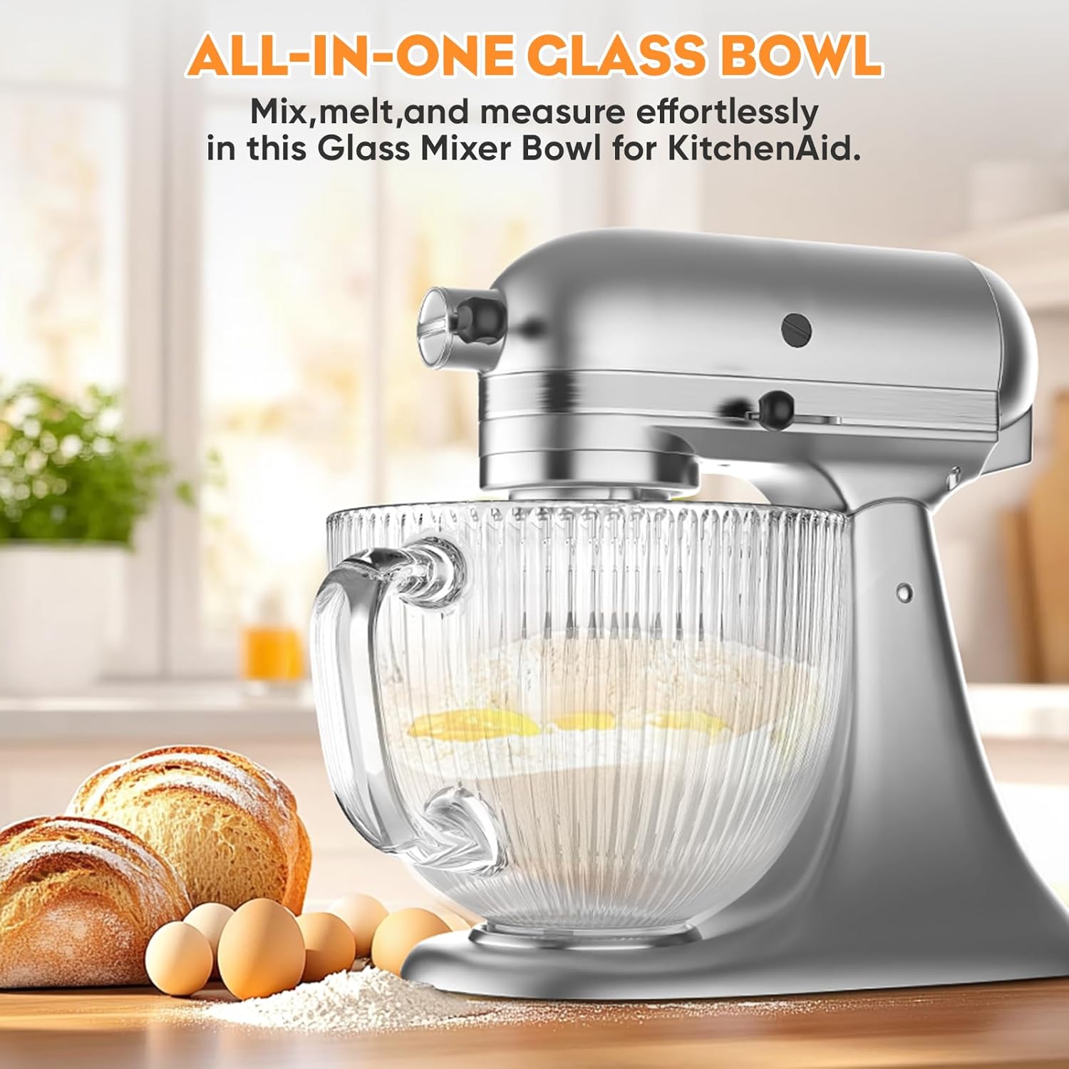 GVODE Glass Bowl for Kitchenai - Kitchen Appliances Kitchenaid 评论和价格