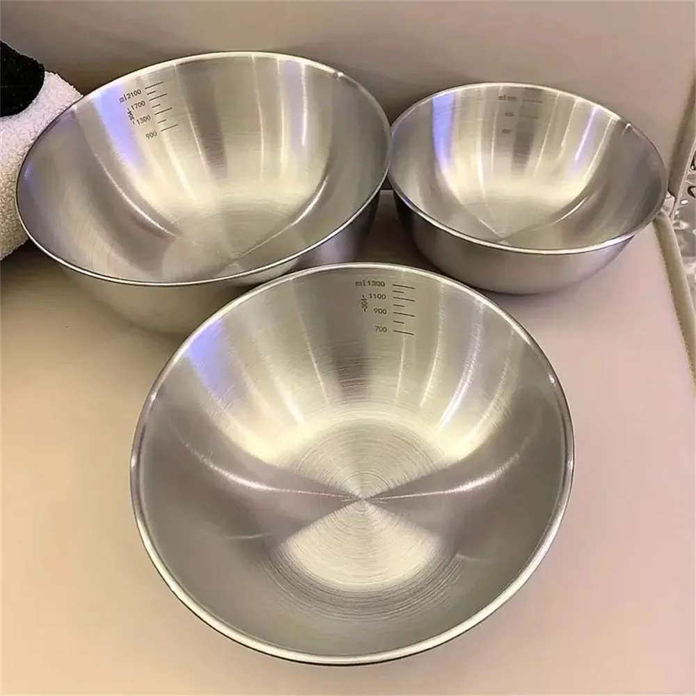 1-3 Stainless Steel Bowl Set w - Kitchen Appliances Organizer 评论和价格