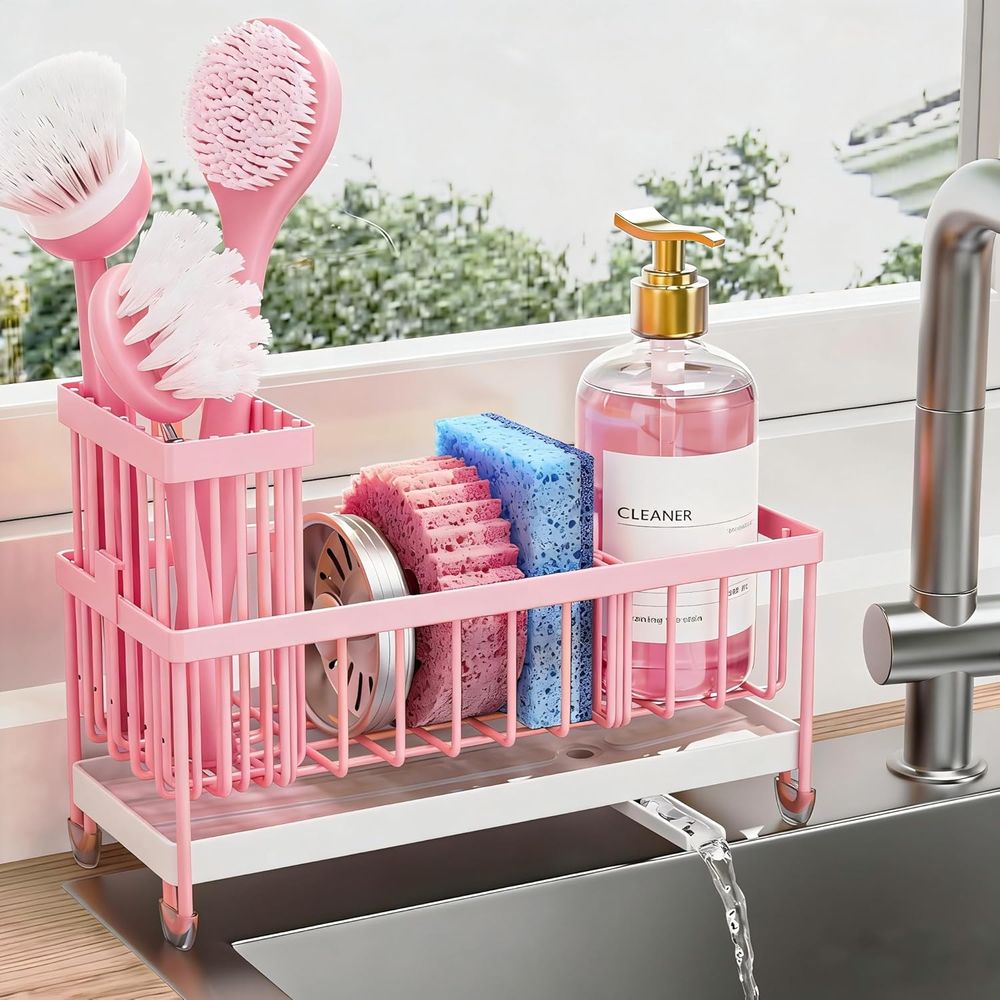 Sponge Holder or Kitchen Sink, - Kitchen Appliances Organizer 评论和价格
