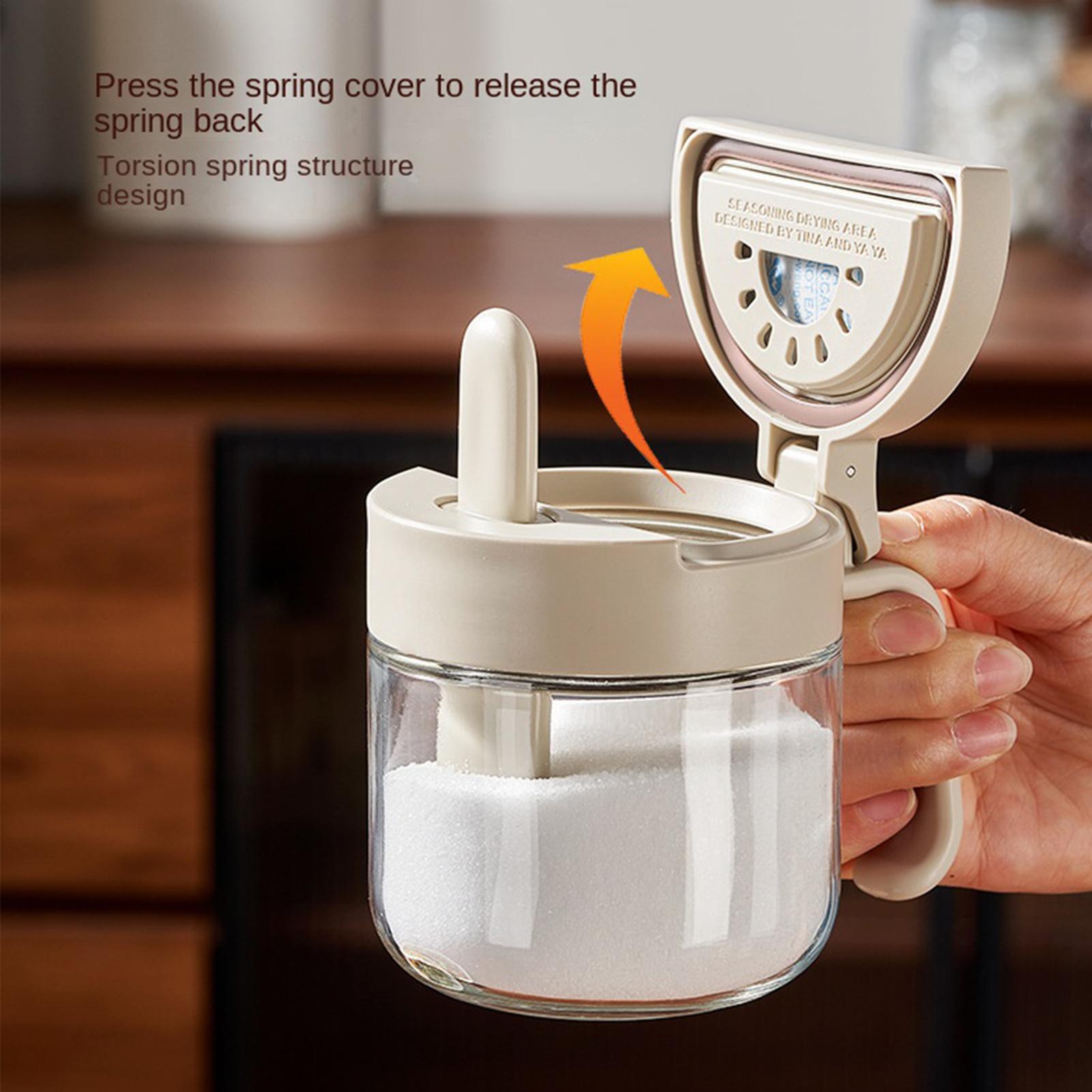 Seasoning Jar Leak-Proof Salt  - Kitchen Appliances Cabinet 评论和价格