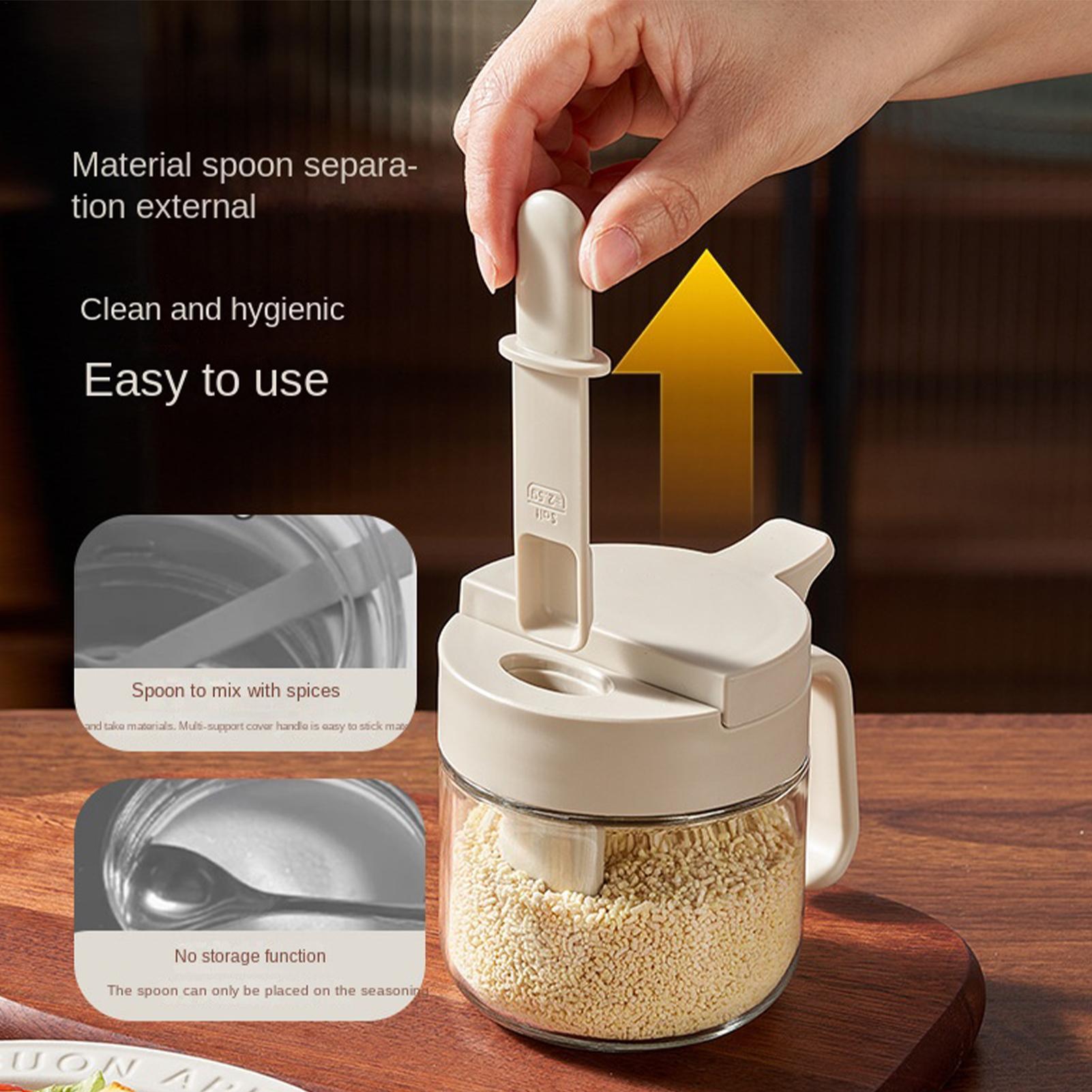 Seasoning Jar Leak-Proof Salt  - Kitchen Appliances Cabinet 评论和价格